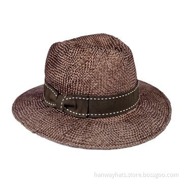 2012 New Style Women's Fashionable Sinamay Hat, Wide Brim Fedora